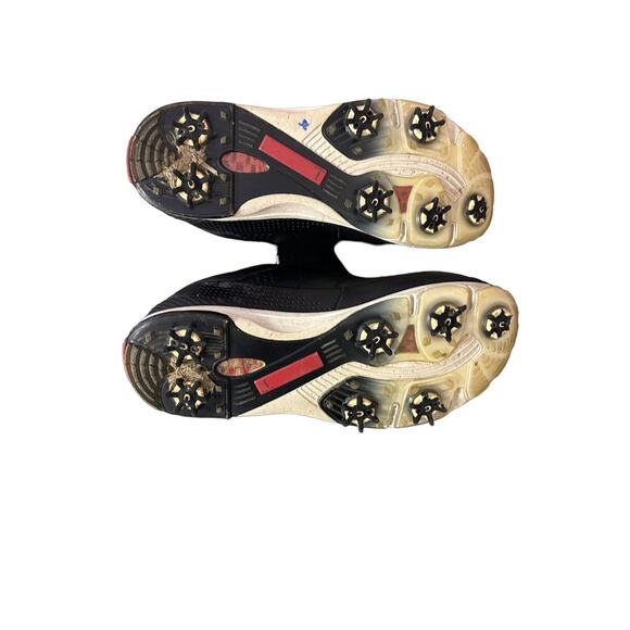 True Linkswear Golf Shoes Mens 9 Black And‎ White Athletic Sport Lace Up - Picture 7 of 8